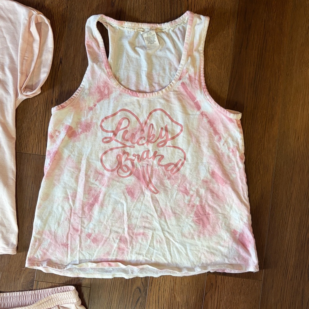 Lucky Brand Soft Pink Lounge/Pajama Set - Picture 2 of 11